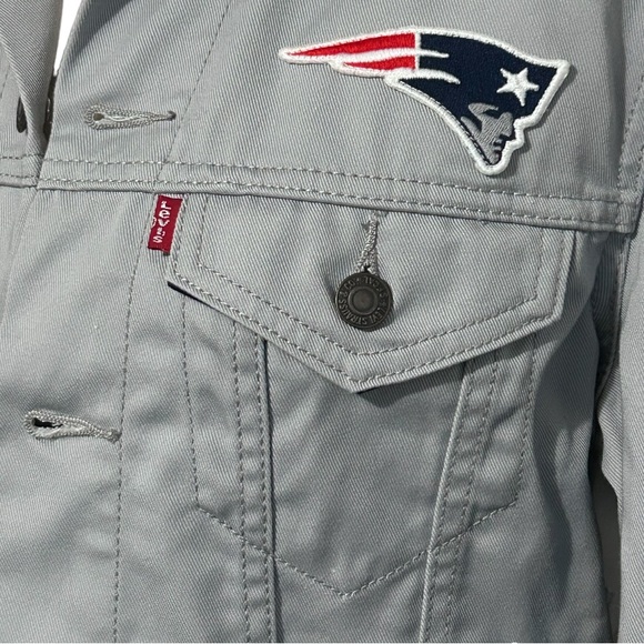 Men’s Levi’s Patriot Logo Denim Jacket Size Small - Picture 2 of 5